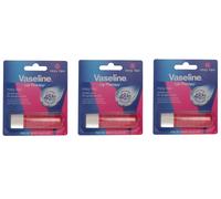 3x VASELINE LIP THERAPY ROSY LIP BALM 3X4,8