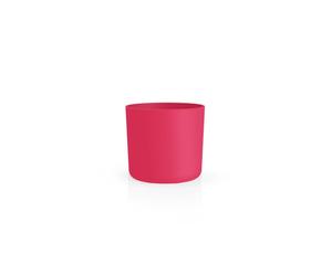 3x Vaso per Piante Fioriera Valentina Ø22 CM Rotondo Plastica