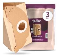 3x Vellto Sacchetto per Aspirapolvere Compatibili con Kärcher WD2 MV2 A2004 SE2001 SE3001 A2054 A2099 WD2240 WD2250 WD 2.200 Due Strati Ricambio 6.904-322.0 Sacchetti Filtranti Carta