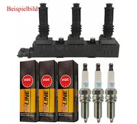 3x VEMO Bobina Accensione + 3x NGK Candele V-Line Per Opel Corsa B 73_78_79 1.0i