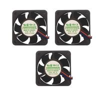 3x Ventola Assiale 40x40x10 mm 12V DC 0.23A Brushless, Set 3 Mini Ventilatori di Raffreddamento 4010 a Bronzine con Cavi Liberi per Stampante 3D, UPS, Alimentatori, Computer e DVR