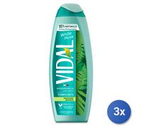 3x Vidal Bagno 500 Ml. Muschio Bianco Made In Italy