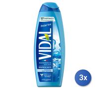 3x Vidal Bagno 500 Ml. Polar Ice Made In Italy