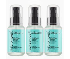 3x VITALCARE HYDRATION Cristalli Liquidi Idratanti Capelli Normali/Secchi 50ml
