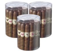 3X Walcor Sigari di Cioccolato Finissimo a Latte, Confezione da 20 pezzi 400g