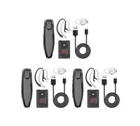 3X Walkie Talkie Wireless PTT Auricolare Auricolare Spina K Vivavoce per Microfono Cuffia BF-888S K5