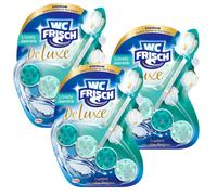 3X WC FRISCH Profumatore Lovely Jasmine Deluxe Premium Per Il WC