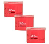 3x Wella Invigo Maschera Brillance Colore Per Capelli Ricci Colorati, 500 ml