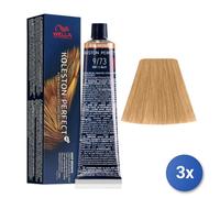 3x Wella Koleston Perfect Me+ Deep Browns 9/73 60Ml