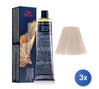 3x Wella Koleston Perfect Me+ Rich Natural 10/16 60Ml