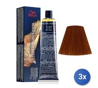 3x Wella Koleston Perfect Me+ Rich Natural 7/37 60Ml