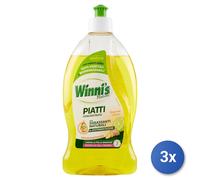 3x Winni'S Piatti 480 Ml. Concentrato Bergamotto Zenzero