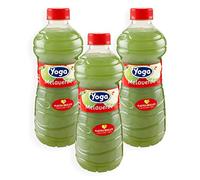 3X Yoga Melaverde Succo di Frutta al Gusto di Mela Verde e Limone 1L [3 Bottiglie]