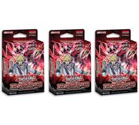 3X YUGIOH 1ST ED IL RE CRIMSON STRUTTURA DECK SIGILLATO IN FABBRICA/NUOVO