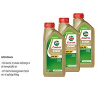 3X1 Litro Castrol EDGE Titanium FST 5W-30 LL Olio Motore