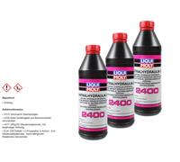 3X1 Litro Original Liqui Moly 3666 Confezione Olio Centrale Idraulico 2400