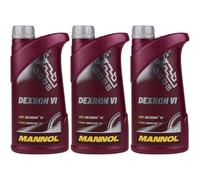 3X1 Litro Originale MANNOL Olio Del Cambio Dexron VI Olio Per Cambio Automatico