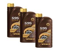 3X1 Litro Originale PEMCO Olio Del Cambio iPOID 595 75W-90