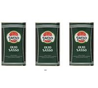 3X1 Sasso Olio d'Oliva, Composto da Oli d'Oliva Raffinati e Vergini + portachiavi italy shop service