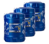 3X10 Litri MANNOL Classic 10W-40 Olio Motore API SN/CH-4 ACEA A3/B4 JASO MA2
