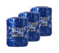 3X10 Litri MANNOL TS-7 UHPD Blue 10W-40 Olio Motore API CK-4/CJ-4 ACEA E8 E11