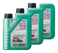 3x1Liter LIQUI MOLY Universale Gartengeräte-öl 10W-30 4-Takt Rasaerba Olio 4T