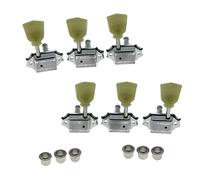 3x3 Deluxe Tuner Guitar Tuning Keys Guitar Machine Head Per Chitarra Elettrica For For LP Piroli Accordatura per Chitarra (Color : Through)