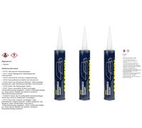 3X310ML MANNOL Sigillante Per Parabrezza Colla Per Vetro Colla In Poliuretano