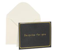 3x4 Carte a Sorpresa per You, 20 Pz Carte e Buste Nere Piccole