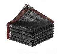 3x4m Tenda da Sole Vela Parasole Con Occhielli,Rete Ombreggiante Vela Nera Al 80%-90%,Telo Parasole Anti-Invecchiamento Antivento,Per Giardini, Cortili, Serre, Piscine e Altre Scene