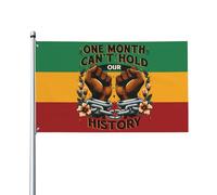 3x5 Decorazione del mese della storia nera Bandiera afro-americana 19 giugno 1865 Bandiera dell'indipendenza per esterni Le vite nere sono ancora importanti Bandiera senza supporto per bandiera
