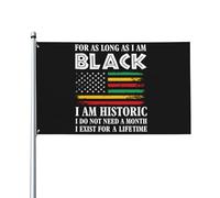 3x5 Decorazione del mese della storia nera Bandiera afro-americana 19 giugno 1865 Bandiera dell'indipendenza per esterni Le vite nere sono ancora importanti Bandiera senza supporto per bandiera