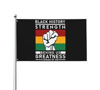 3x5 Decorazione del mese della storia nera Bandiera afro-americana 19 giugno 1865 Bandiera dell'indipendenza per esterni Le vite nere sono ancora importanti Bandiera senza supporto per bandiera