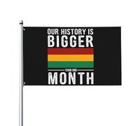 3x5 Decorazione del mese della storia nera Bandiera afro-americana 19 giugno 1865 Bandiera dell'indipendenza per esterni Le vite nere sono ancora importanti Bandiera senza supporto per bandiera