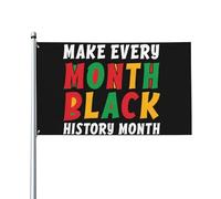 3x5 Decorazione del mese della storia nera Bandiera afro-americana 19 giugno 1865 Bandiera dell'indipendenza per esterni Le vite nere sono ancora importanti Bandiera senza supporto per bandiera