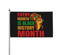 3x5 Decorazione del mese della storia nera Bandiera afro-americana 19 giugno 1865 Bandiera dell'indipendenza per esterni Le vite nere sono ancora importanti Bandiera senza supporto per bandiera