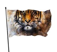 3x5 Ft Bandiera Decorativa per Esterni Grande Bandiera da Giardino Tigre Fauna Selvatica Animali Band