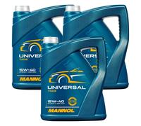 3x5 Litro Mannol Universale 15W-40 olio motore Api Sn / CH-4 Acea A3/B4