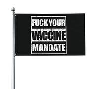 3x5Il tuo mandato vaccinale senza mandato Bandiera 3x5 piedi senza mandato bandiera con occhiello in metallo Bandiere anti mandato vaccinale