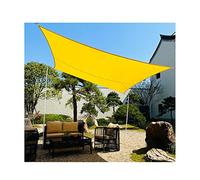 3x5m Giallo Sun Shade Sala Rectangle a baldacchino Tessuto Solare Tessuto Sungola Sungo Scesso con Blocco UV a Corda Gratuita per Il Patio Carport Balcone da Giardino Esterno, più Dimensioni