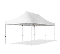 3x6m gazebo pieghevole PES 800, PROFESSIONAL 40mm alluminio, bianco
