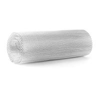 3x6mm Griglia in Rete Acciaio Alluminio, Piastra Universale per Paraurti e Cofano, Rete a Rombo Argento - Alta Resistenza, Facile Installazione, Protezione Motore e Raffreddament