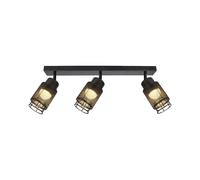 3X6W Led Decorative Ceiling Lamp (L400*W70*H30Mm) 3000K Matt Black Body