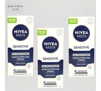 3X75ML NIVEA MEN SENSITIVE 24H IDRATAZIONE CREMA VISO COMPLESSO VITAMINICO