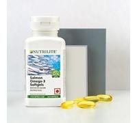 3xAmway Nutrilite Salmon Omega-3 per un cuore sano (180 capsule molli) +...