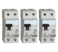 3xBticino GC8813AC25 Interruttore Magnetotermico Differenziale 25A 2 moduli