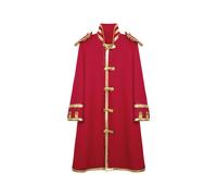 (3XL) Costume da cosplay di One Luffy Piece, mantello rosso, ruolo di Halloween