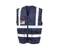 (3XL,Navy Blue)WORK-GUARD by Result Unisex Adult Heavy Duty Security Vest