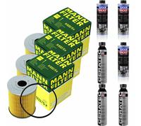 3xMANN-FILTER Ölfilter-h 932/5 X+ 3xLiqui Moly pro-Line Lavaggio Motore / 3x