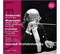 ゲンナジ・ロジェストヴェンスキー - チャイコフスキー:交響曲 第4番/プロコフィエフ:歌劇「3つのオレンジの恋」より組曲 他